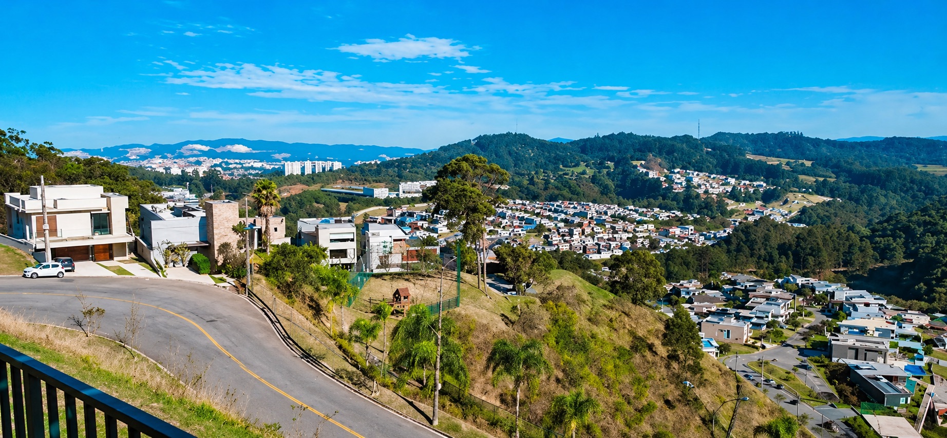 Panoramic landscape of Campos do Conde